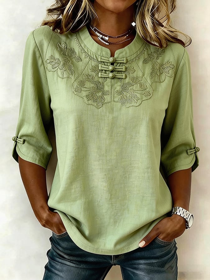 Lacey™ | Vintage Style Floral Shirt