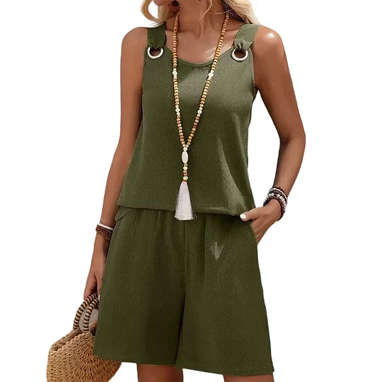 Gail™ | Loose Sleeveless 2-piece Set