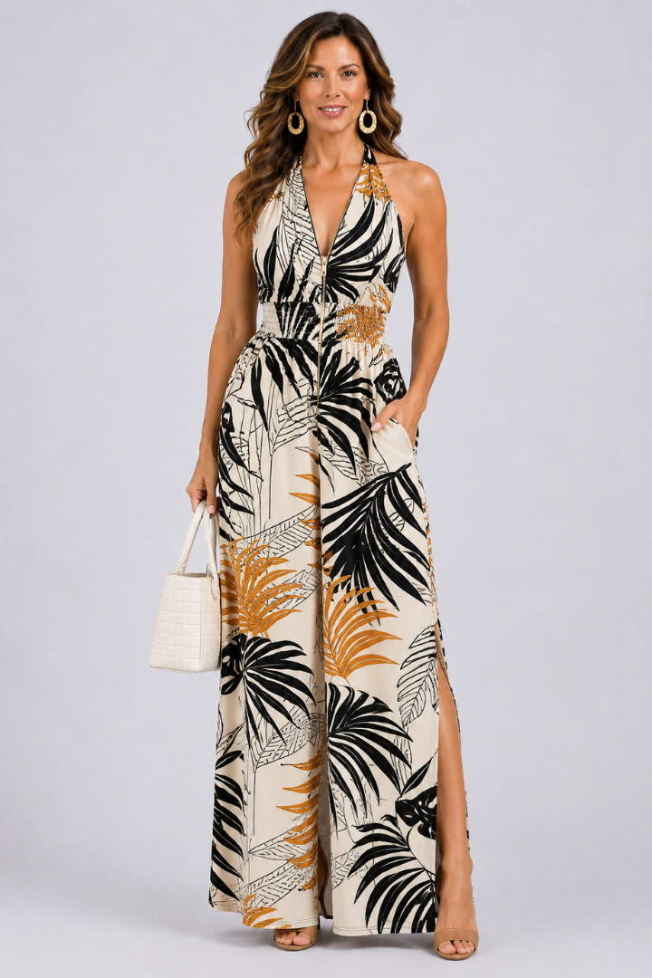 Frances™ | Elegant Sleeveless Jumpsuit