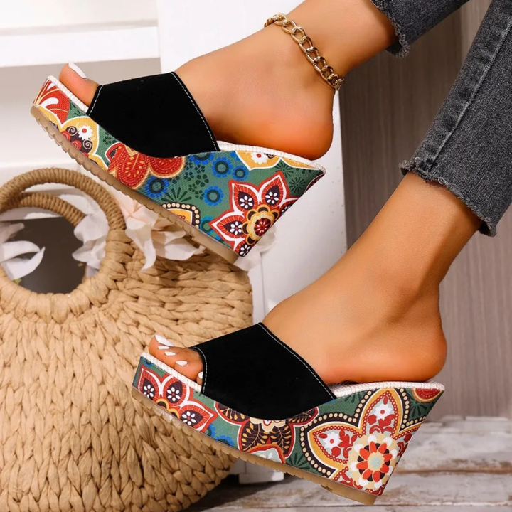 Nysoria™ | Floral Print Orthopedic Sandal