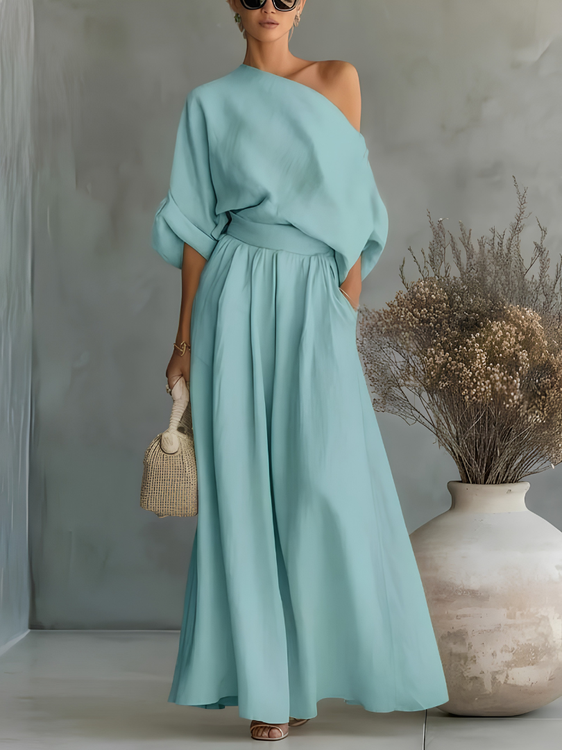 Debra™ | Chic One Shoulder Matching Set