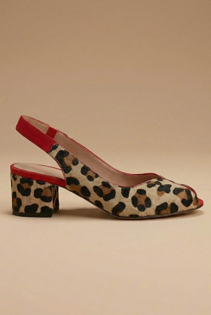 Mildred™ | Bold Leopard Pattern Everyday Heels