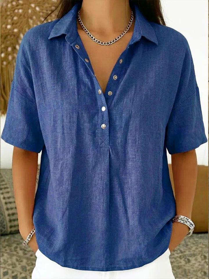 Willow | Collared Button Blouse