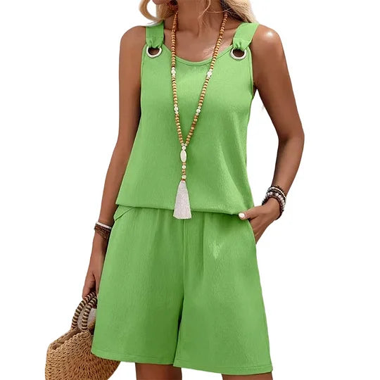 Gail™ | Loose Sleeveless 2-piece Set