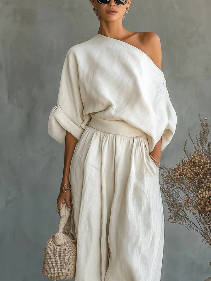 Debra™ | Chic One Shoulder Matching Set
