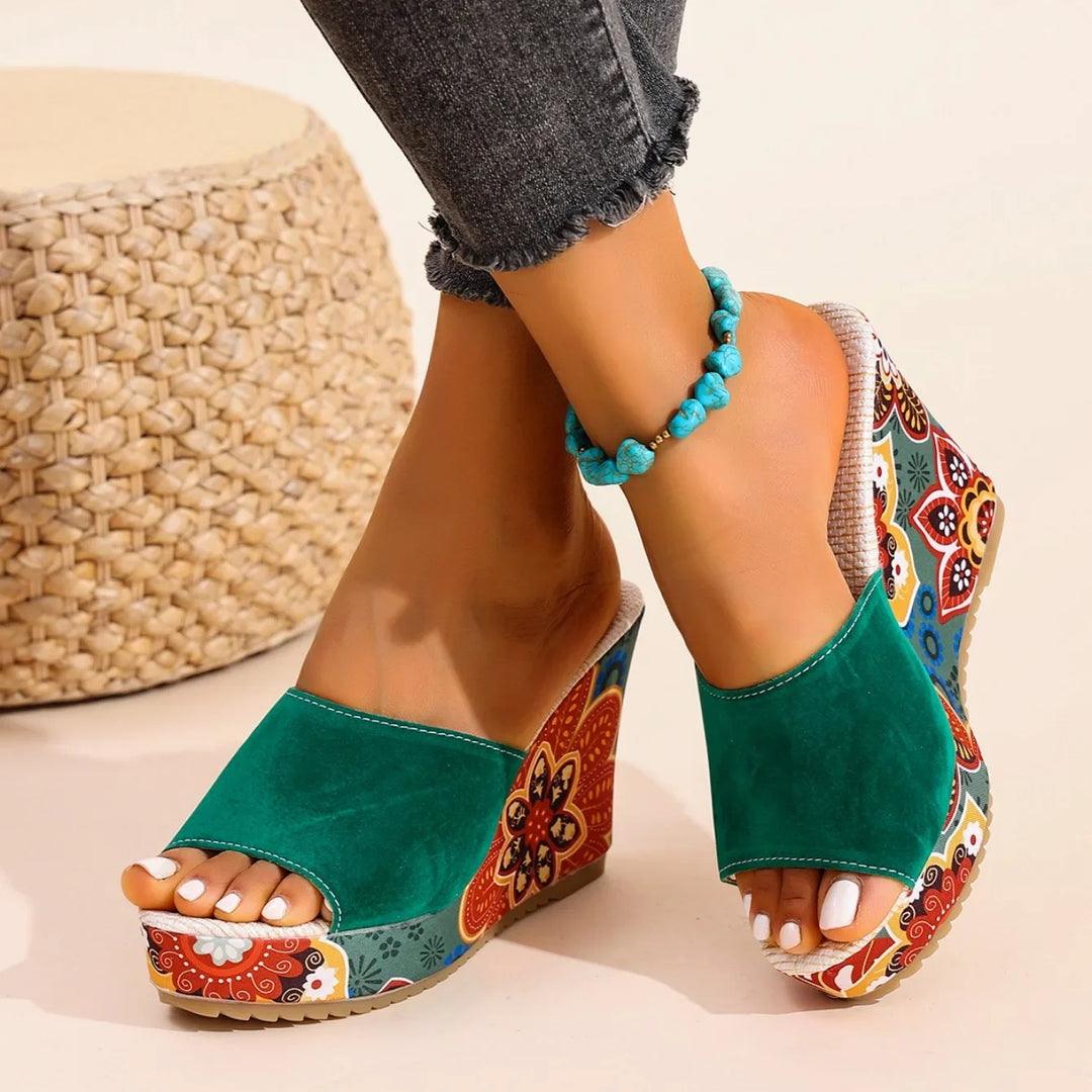 Nysoria™ | Floral Print Orthopedic Sandal