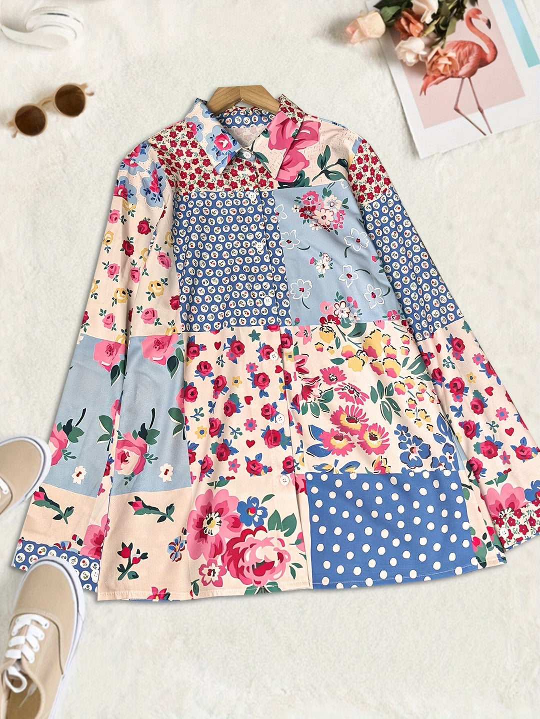 Freya | Boho Collared Blouse