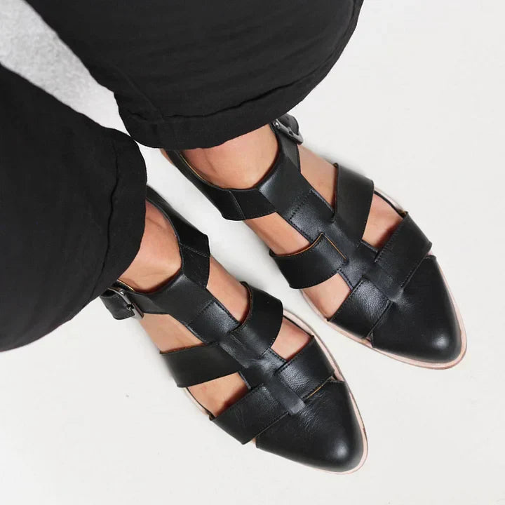 Jesselle™ | WOVEN FLAT SANDALS
