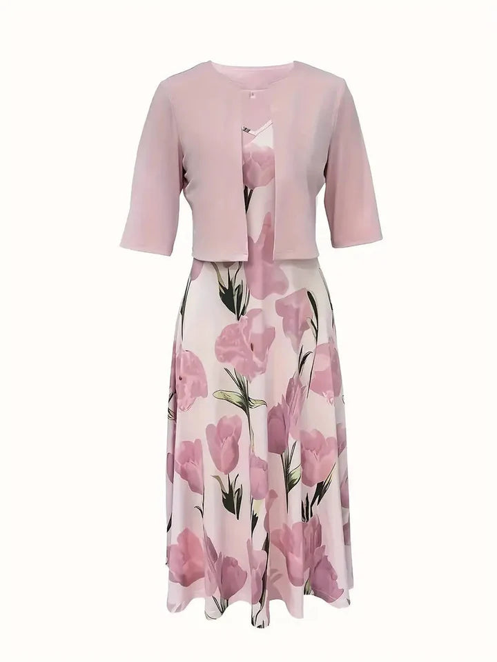 Cindy™ | Chic Floral Two Piece Matching Set