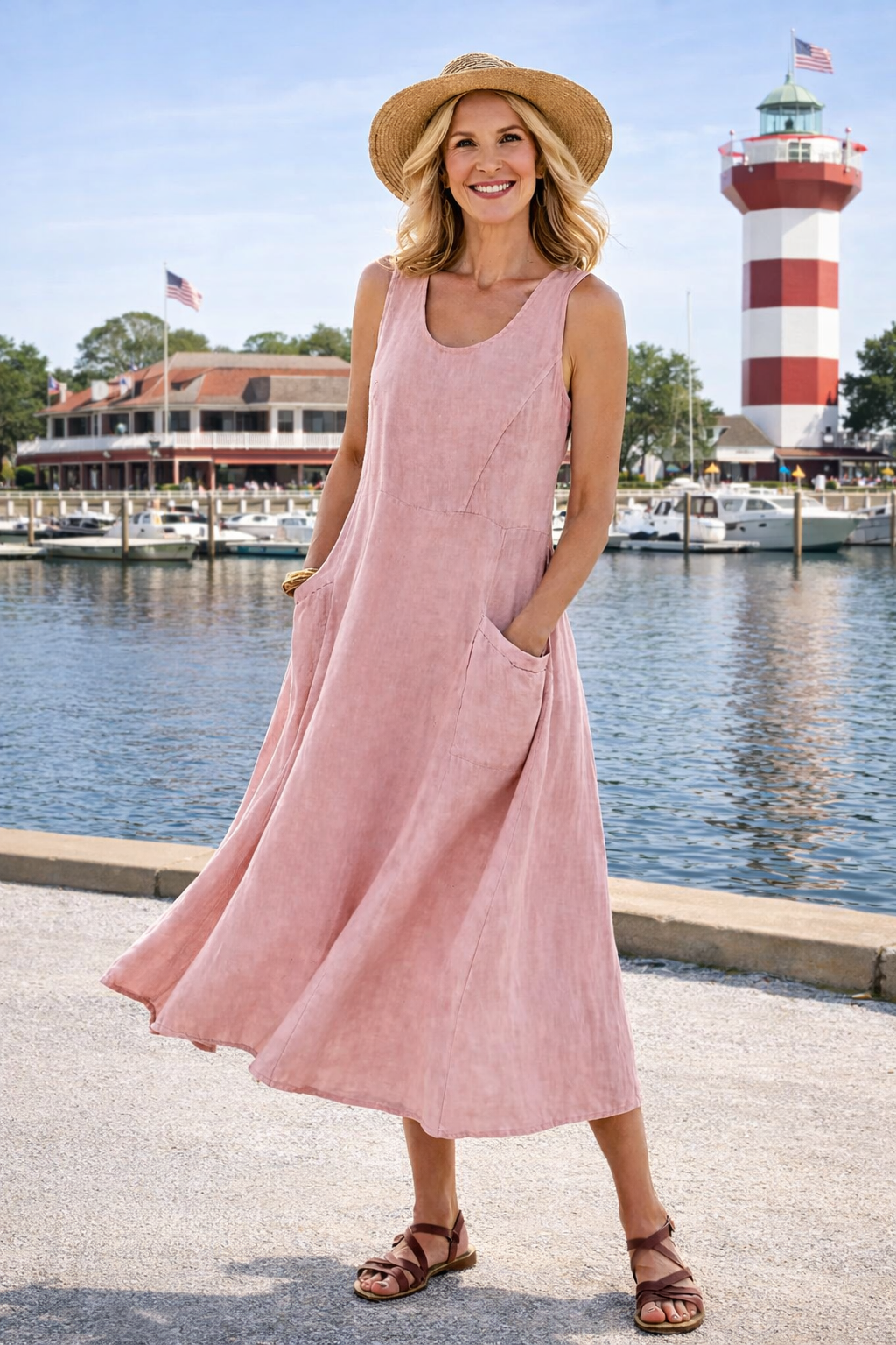Shirley™ | Effortless Relaxed Pocket Midi Dress