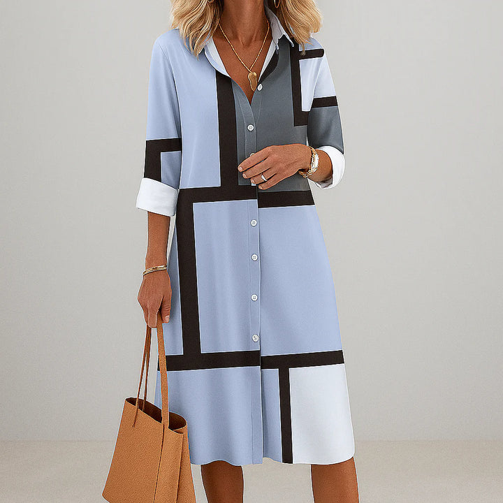 Dottie™ | Modern Geometric Casual Dress