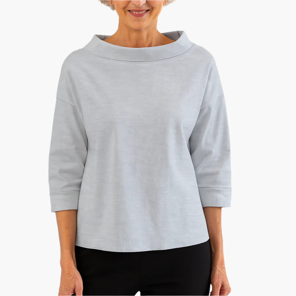 Myrtle™ | Casual High Neck Loose Blouse
