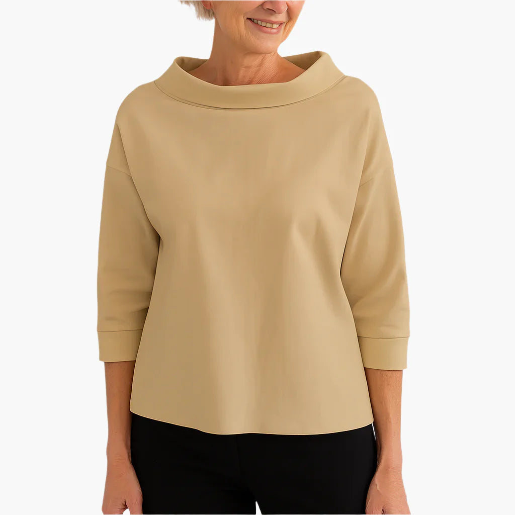 Myrtle™ | Casual High Neck Loose Blouse