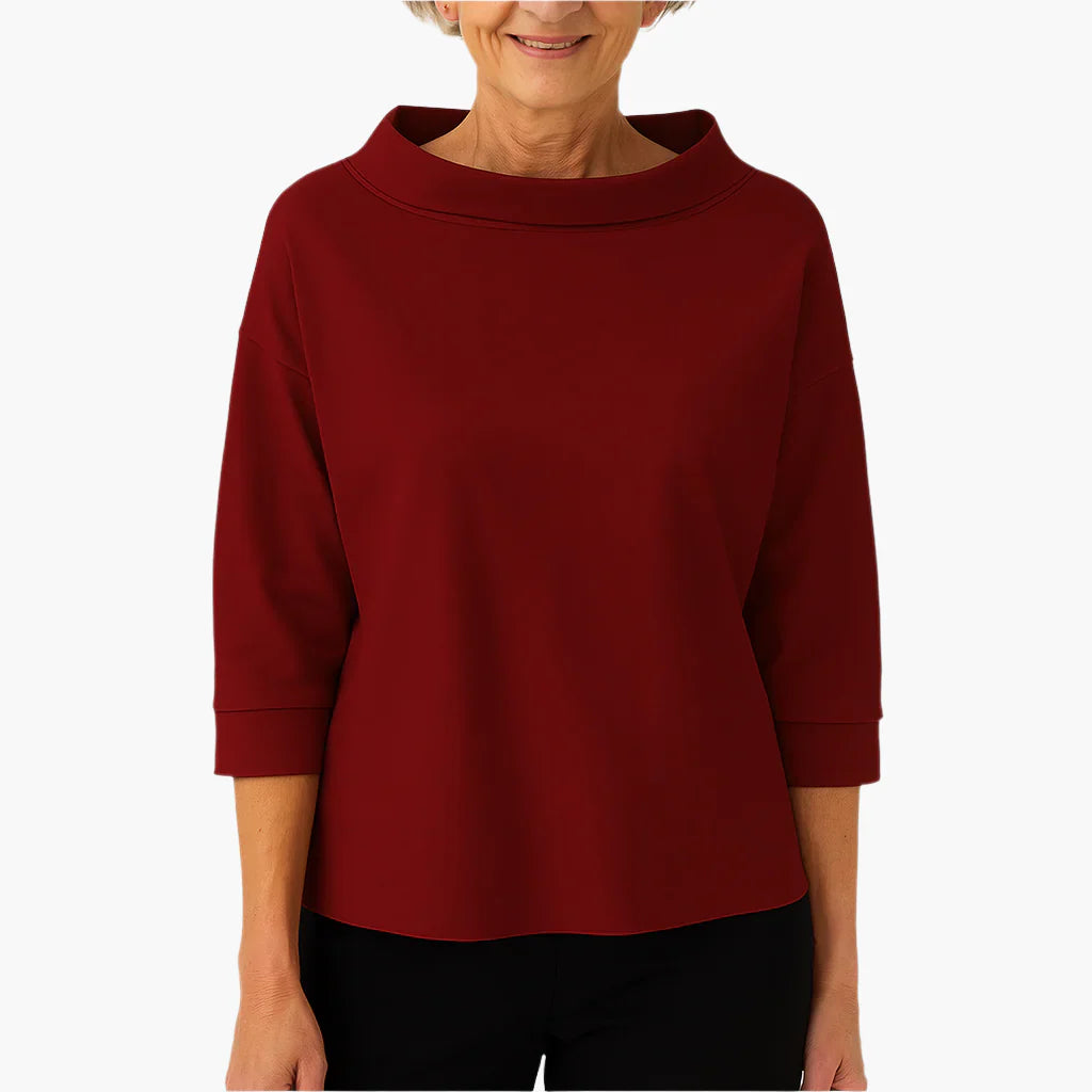 Myrtle™ | Casual High Neck Loose Blouse