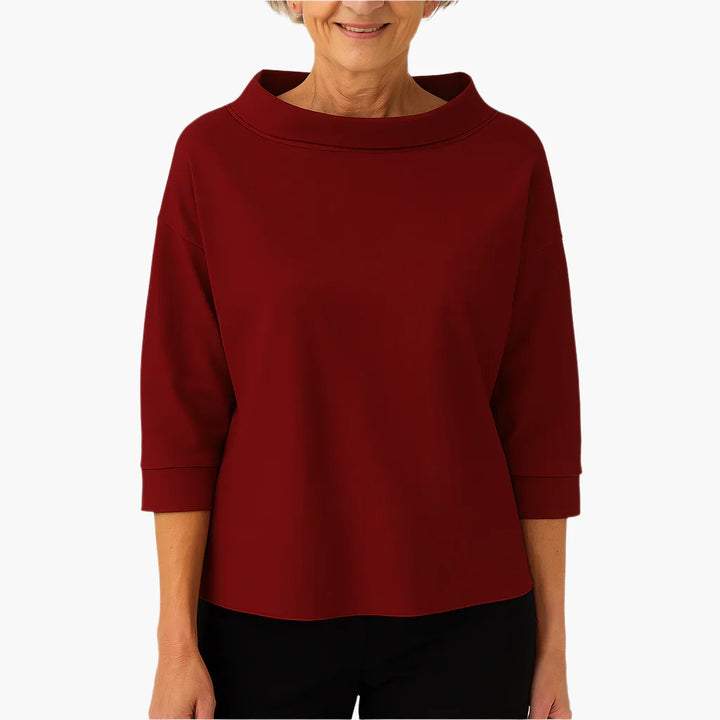 Myrtle™ | Casual High Neck Loose Blouse