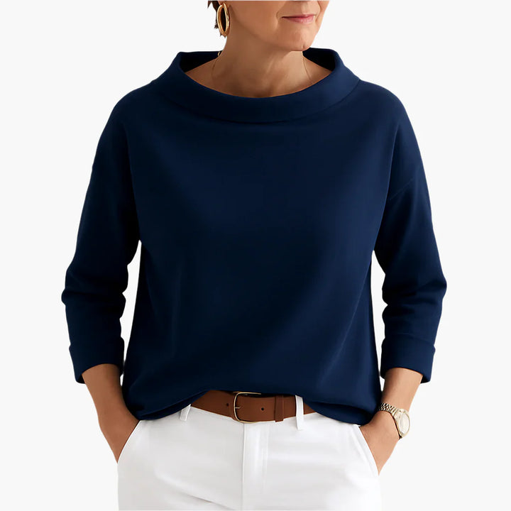 Myrtle™ | Casual High Neck Loose Blouse