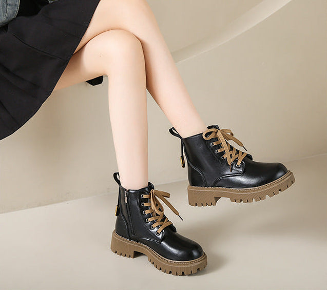Fia™ | Fleece Lined Combat Boots