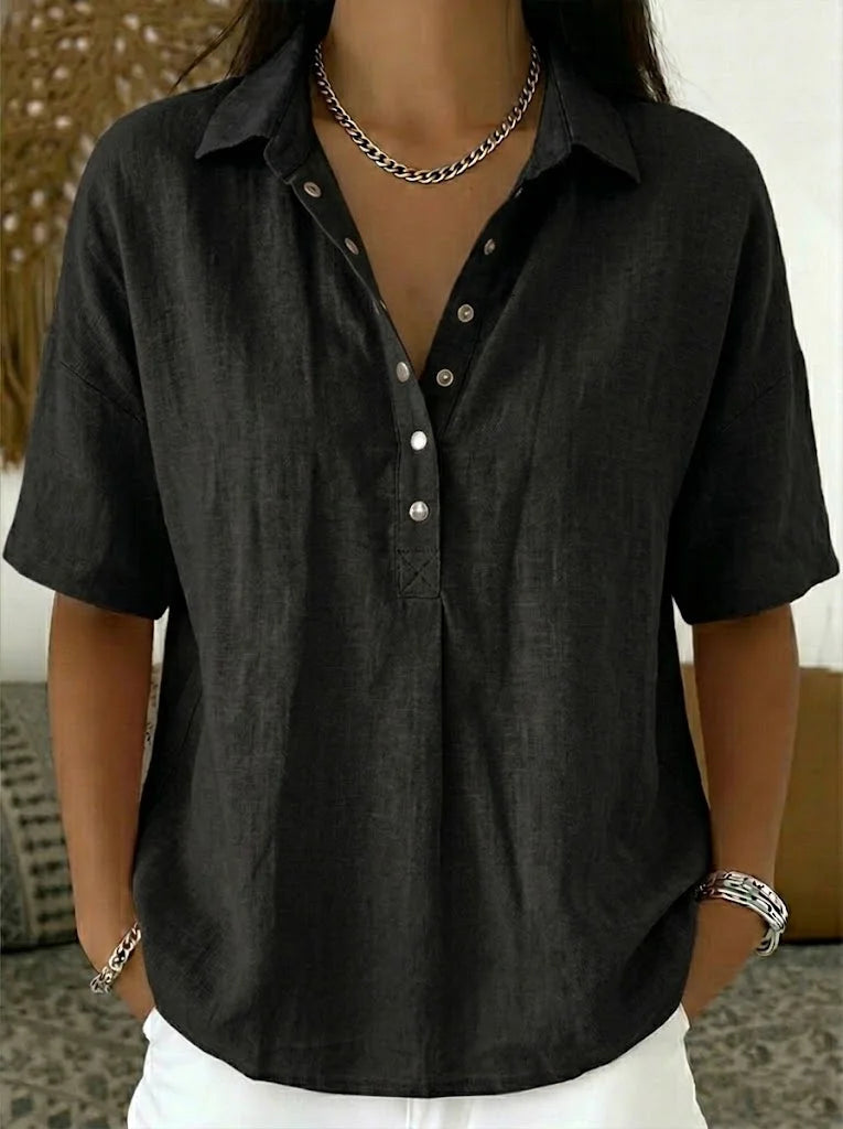Willow | Collared Button Blouse