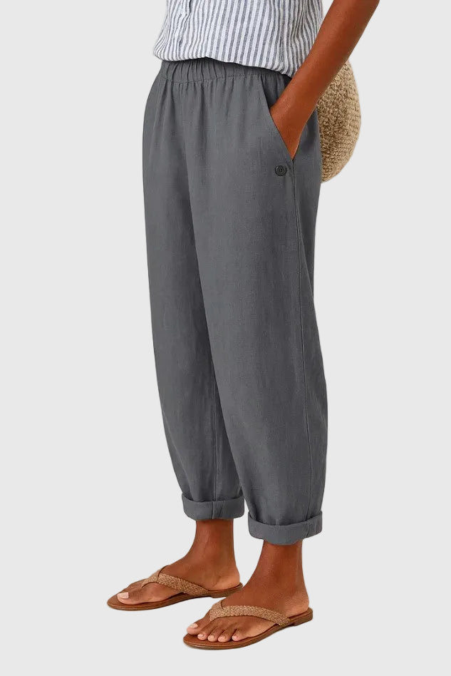 Marilyn | Timeless Linen-Cotton Trousers