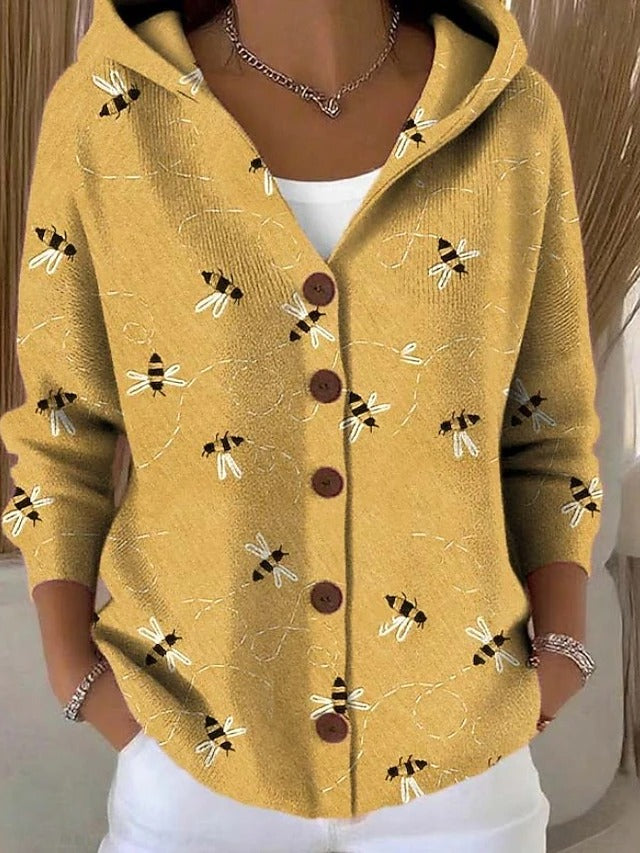 Cassidy | Warm Long Artistic Cardigan