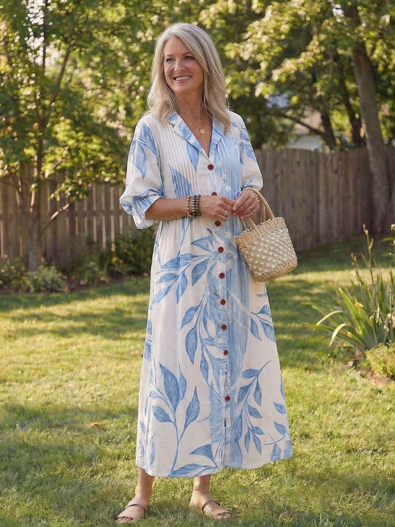 Serena™ | Effortless Boho Floral Maxi Dress