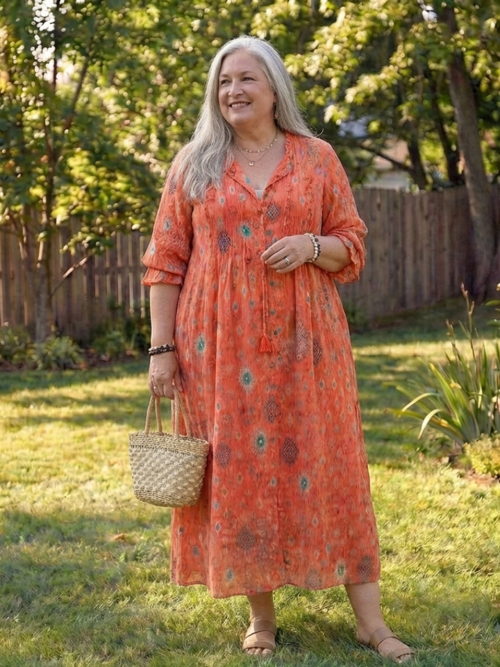 Serena™ | Effortless Boho Floral Maxi Dress