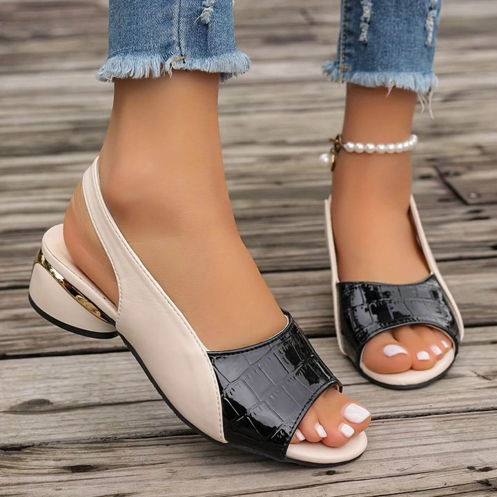 Jasmine | Elegant Low Heel Orthopedic Sandals