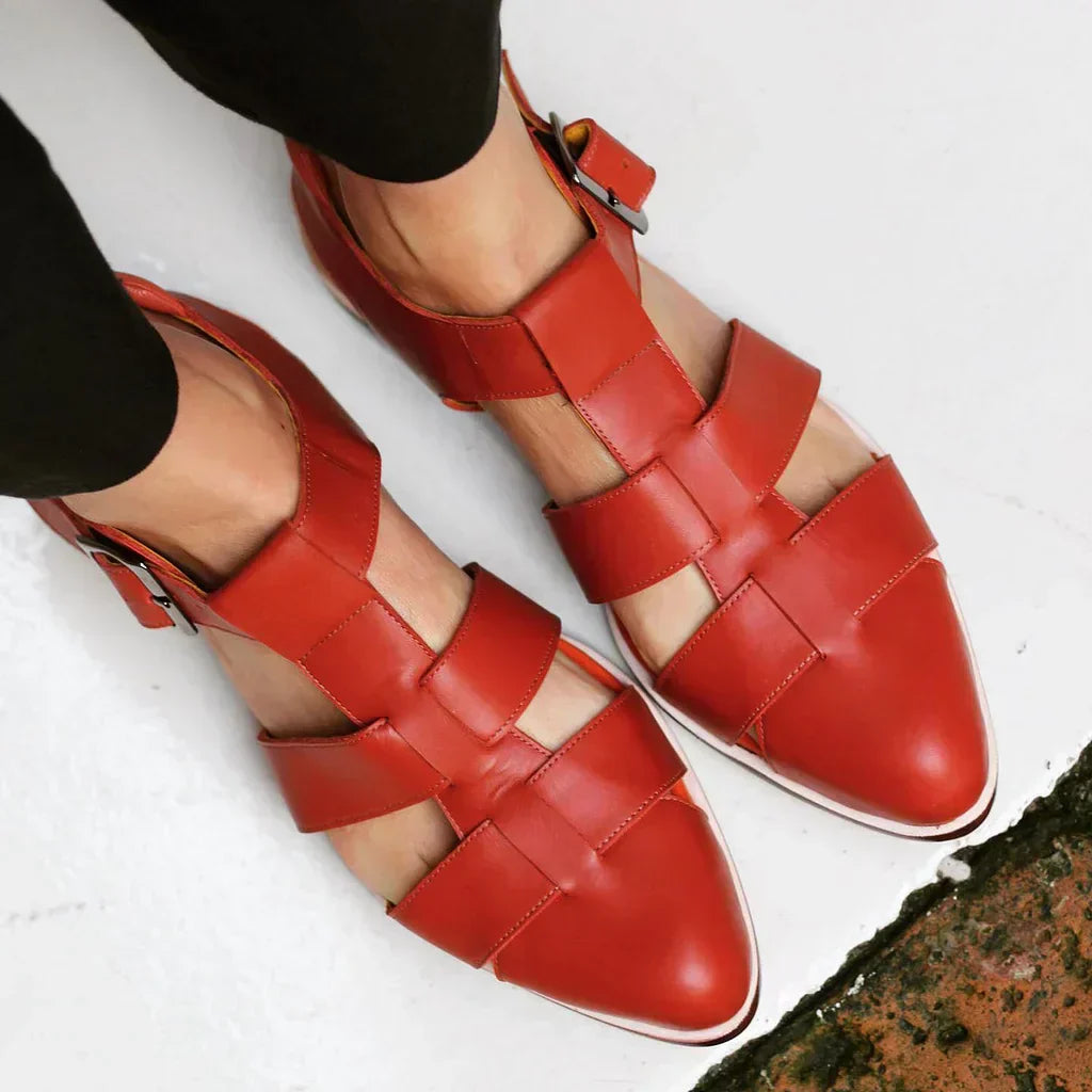 Jesselle™ | WOVEN FLAT SANDALS