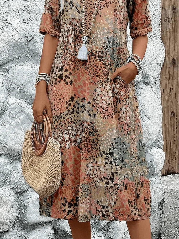 Vickie™ | Relaxed Fit Printed Summer Dress