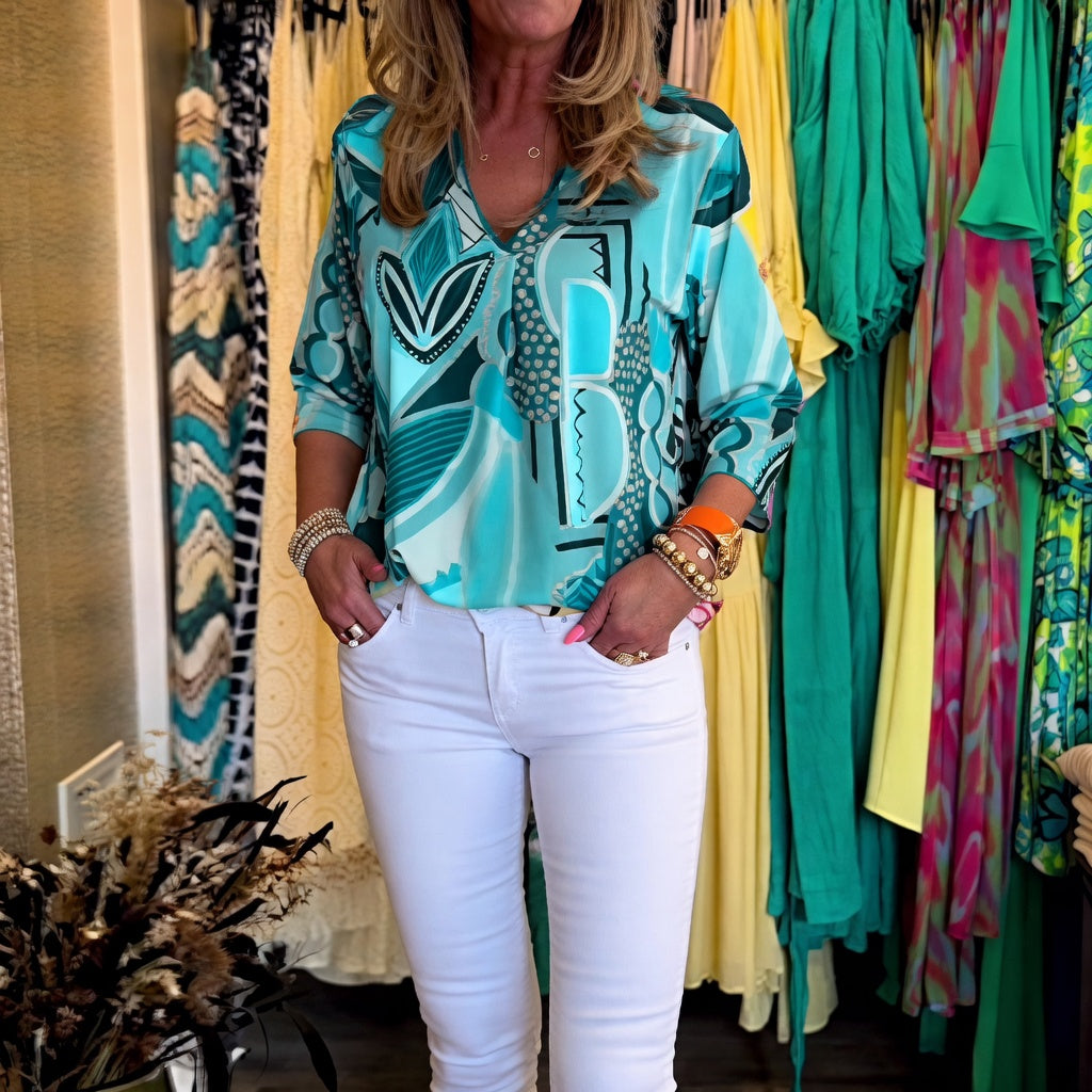 Lovie™ | Chic Relaxed Fit Women’s Blouse