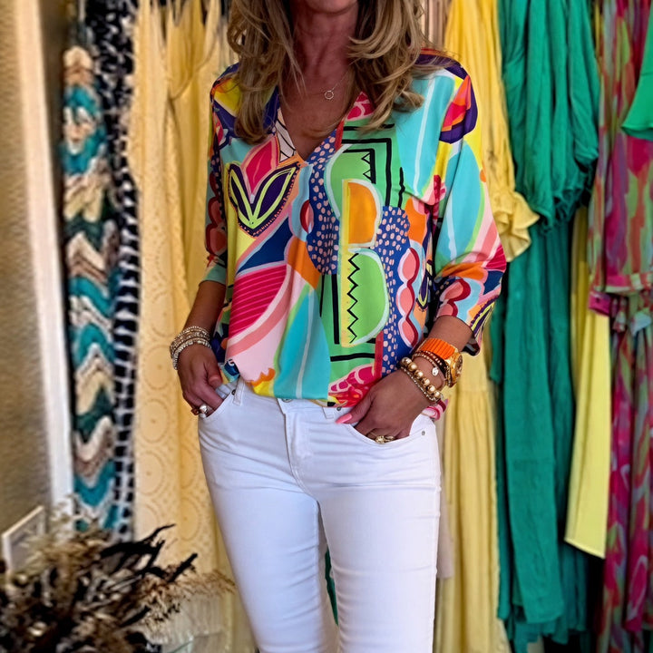 Lovie™ | Chic Relaxed Fit Women’s Blouse