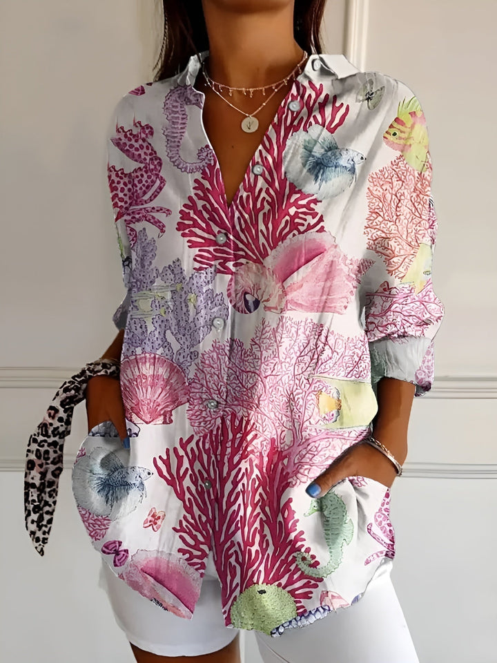 Maia | Floral Comfort Blouse